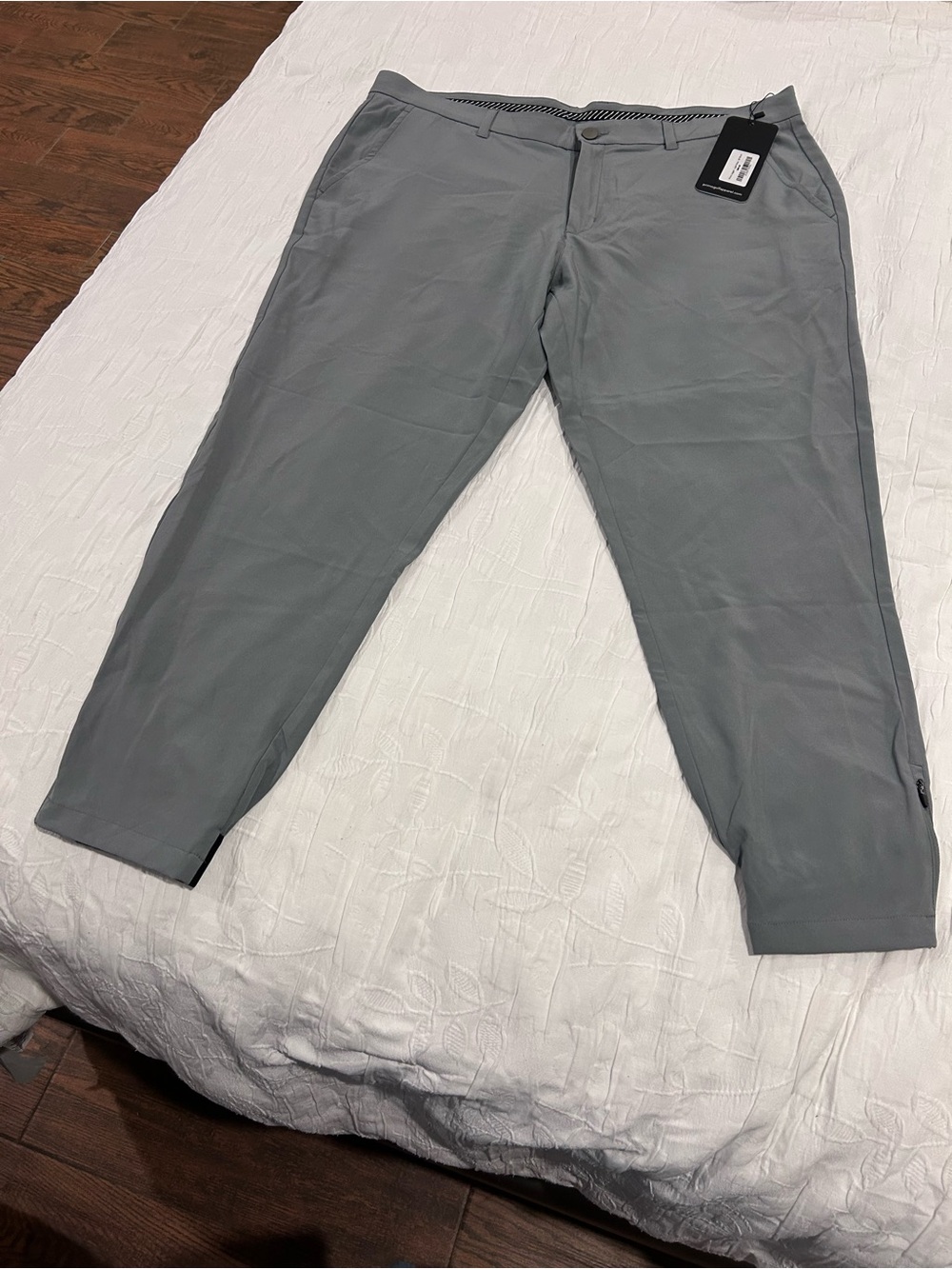 Men's Gray Casual Jogger Pants — Slim Comfort